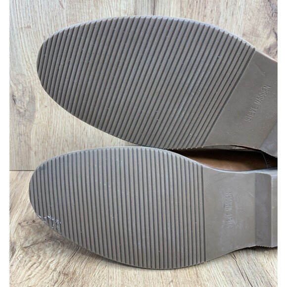 Steve Madden Mistro Chelsea Boots Cognac Brown Size 13 Beautiful Smooth Shoes - Picture 13 of 16